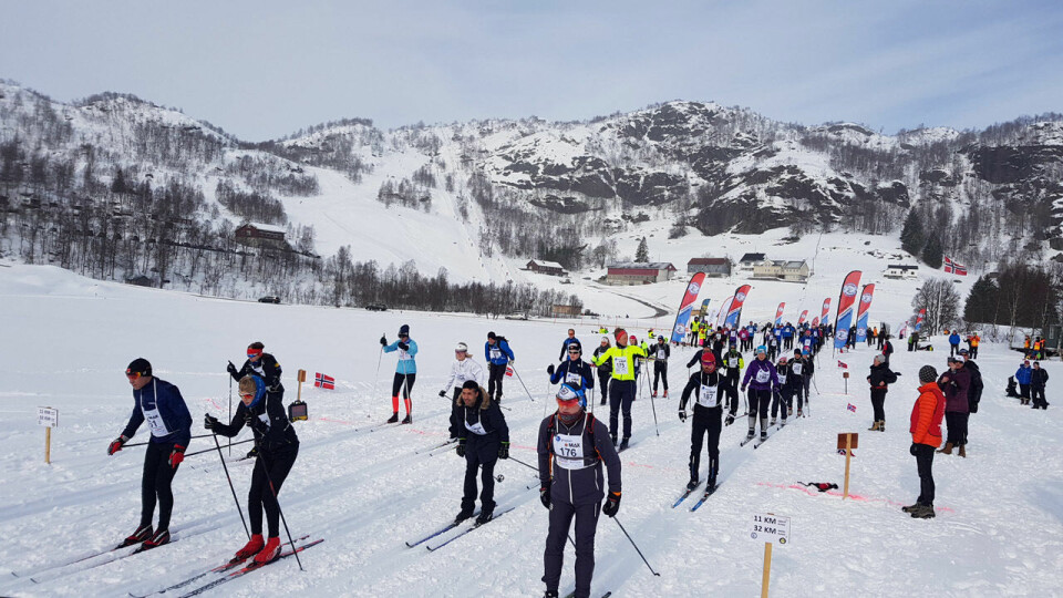 Starten har gått på årets Sirdal Skimaraton Starten har gått på årets Sirdal Skimaraton