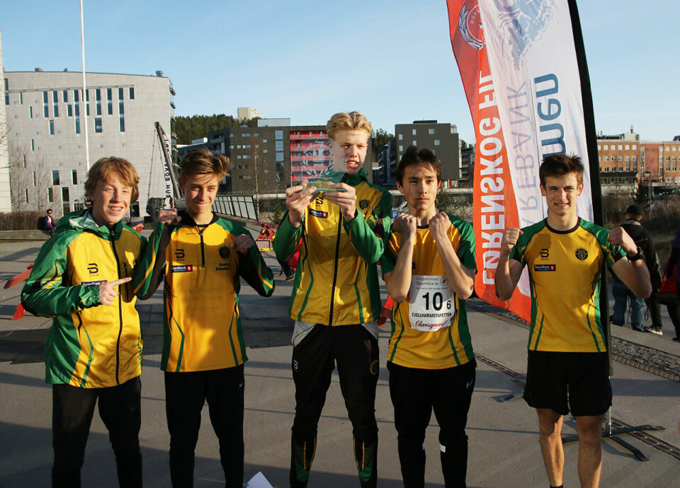 Fjellhamarstafetten – mer enn en test før Holmenkollstafetten Ull-Kisas-juniorguttelag-4S7A5652.jpg