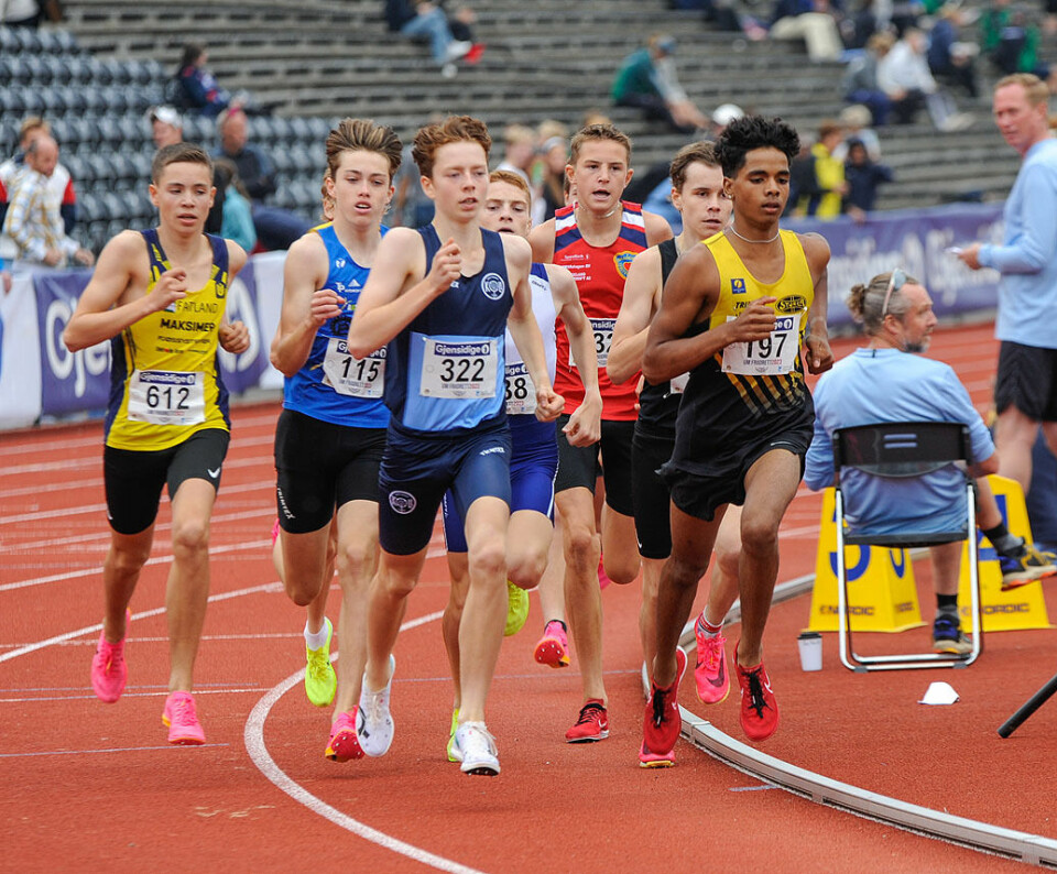 Sondre Haukanes og Amanda Rørvik tok UM-titlene på 800 meter i yngste klasse _DSC1714.jpg