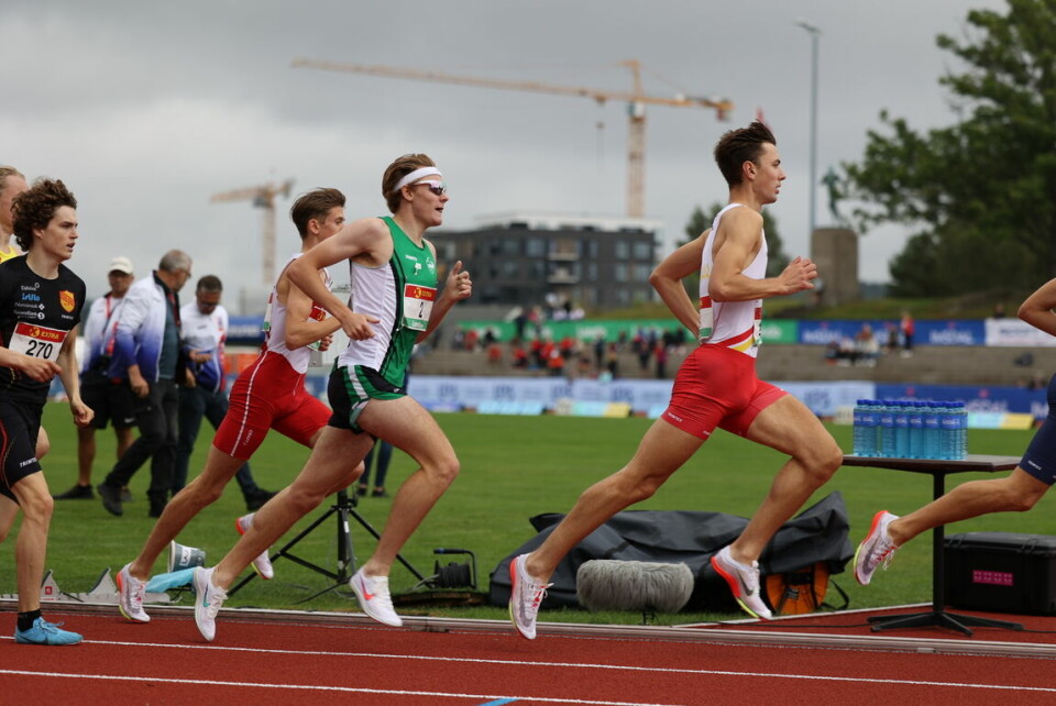 Forhåndsfavorittene greit videre på 800 m for menn 800mfors¢k3-m-Robin-Wathne-Nedrehagen-Ole-Jakob-H.-Solbu-Sander-Dybwad-Mathiesen.jpg