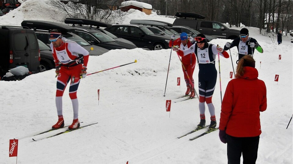 Spurtoppgjør om noen av de fremste plassene i fjorårets Trysil Skimaraton, Hedmarks største turrenn. (Foto: Sigurd Westgård) Spurtoppgjør om noen av de fremste plassene i fjorårets Trysil Skimaraton, Hedmarks største turrenn. (Foto: Sigurd Westgård)
