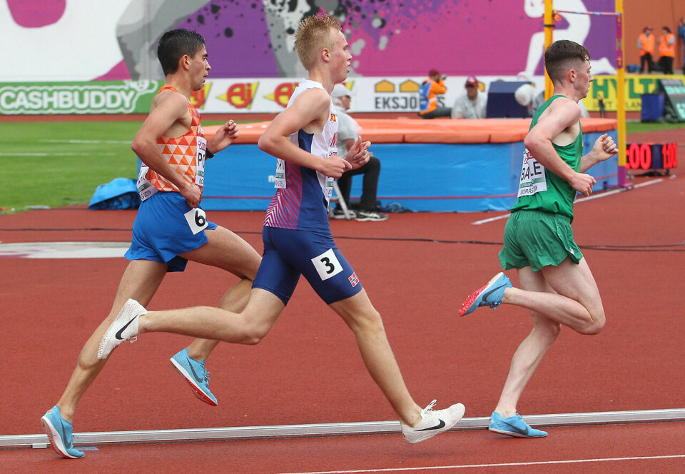 EM U20: Håkon Stavik var skuffet etter 11. plass på 5000 m 5000m_gutter_Haakon_Stavik_avanserer_i_svingen_1280_A20G4693.jpg