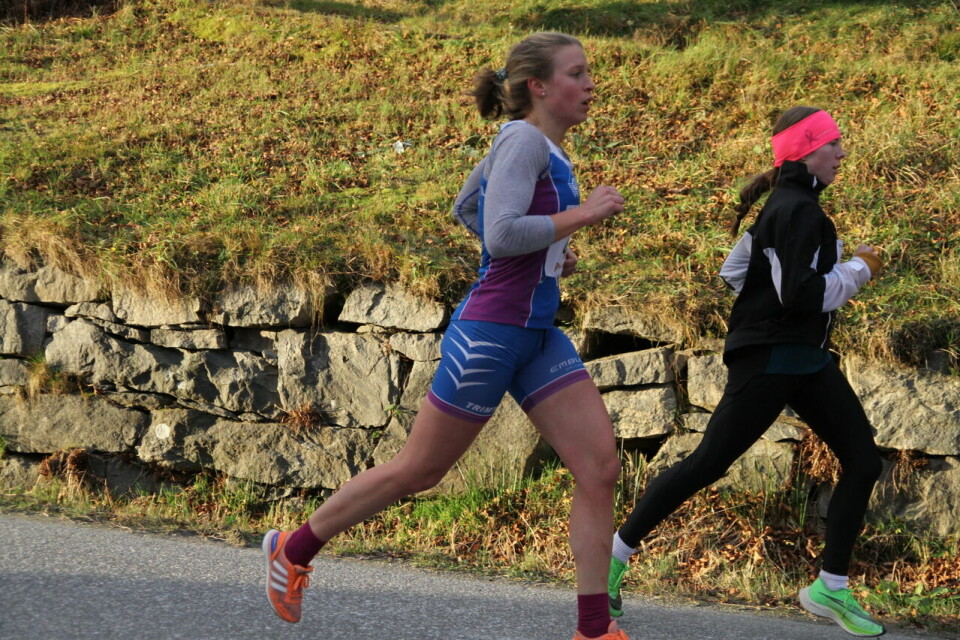 Pangstart for vinterkarusellen i Ålesund 5km_kvinner_Audhild Rognstad_2km