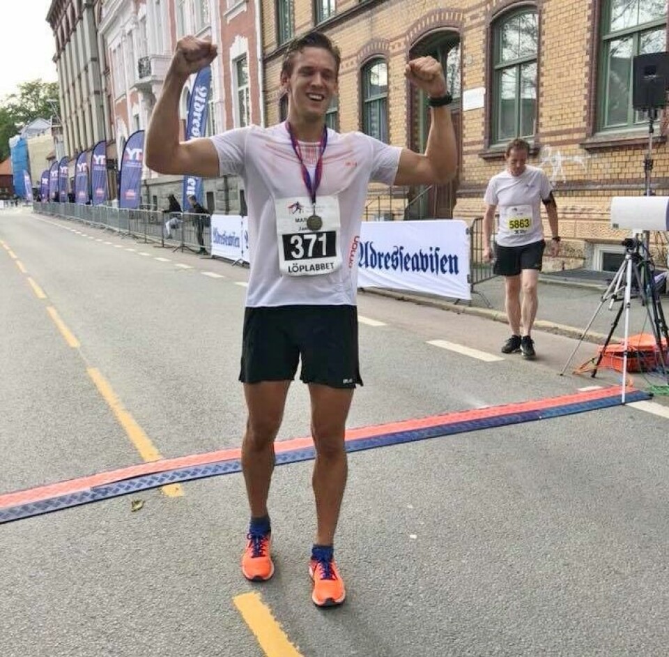 Rekorddeltagelse for 49-åringen Trondheim Maraton Sebastian_Håkansson.jpg