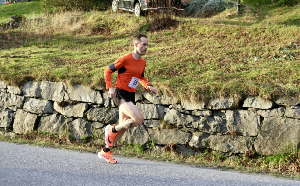 Pangstart for vinterkarusellen i Ålesund 5km_vinner_etter2km