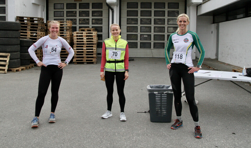 Pangstart for vinterkarusellen i Ålesund 10km_kvinner_tre_beste