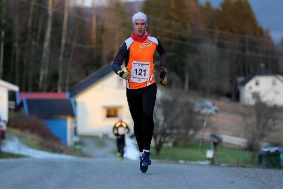Eirik Rustad byttet ut fjorårets 2. plass på Bjørkelangen med seier denne gangen. Bildet er fra fjorårets løp (foto: Bjørn Hytjanstorp). Eirik Rustad byttet ut fjorårets 2. plass på Bjørkelangen med seier denne gangen. Bildet er fra fjorårets løp (foto: Bjørn Hytjanstorp).