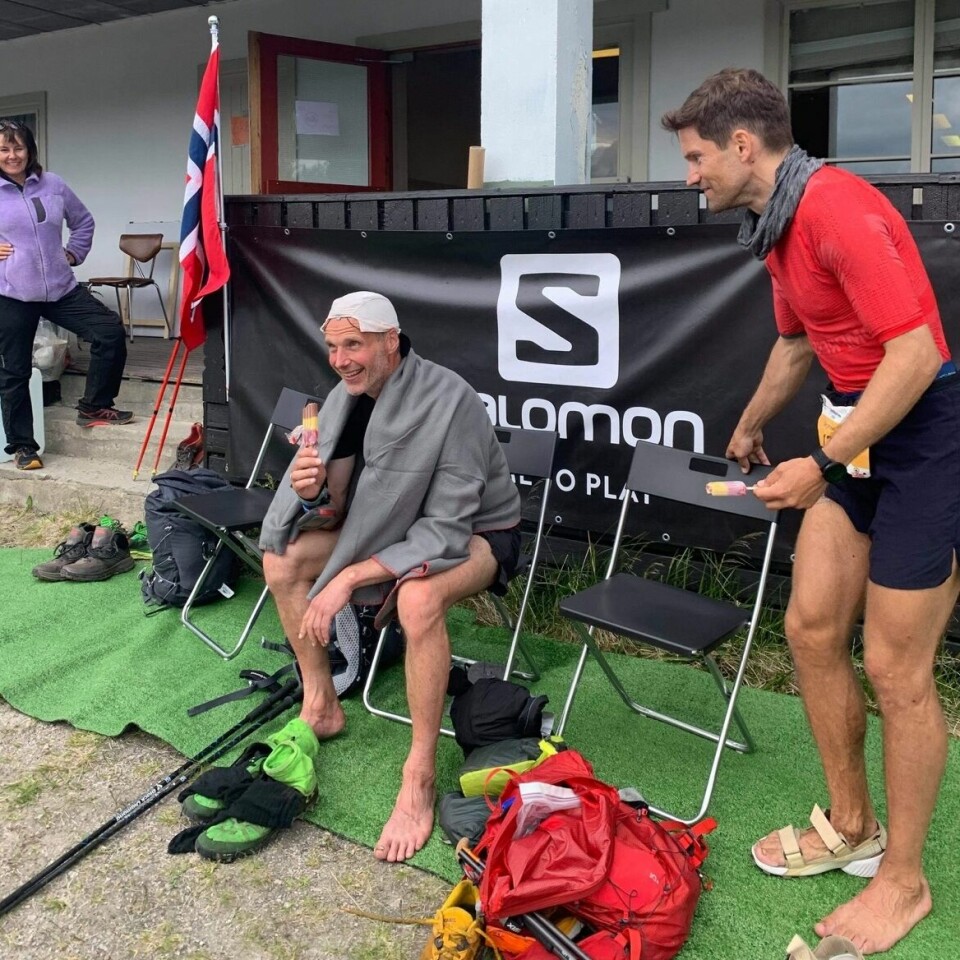 Teten har passert 350 km i Oslo Bergen Trail. Løypa legges om minst fire steder Seigmenn.JPG