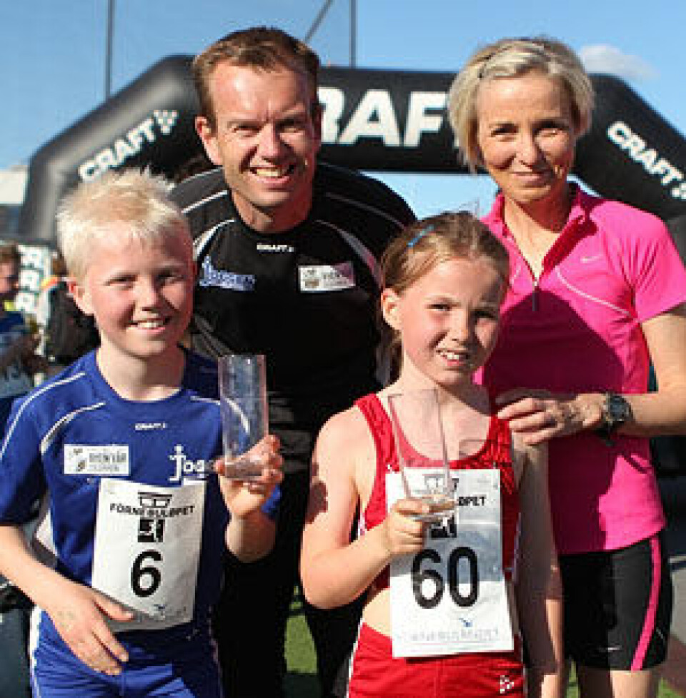 Mørk: Martin, Emma og mor Grete Kirkeberg Mørk. (Foto: Kjel Vigestad) Mørk: Martin, Emma og mor Grete Kirkeberg Mørk. (Foto: Kjel Vigestad)