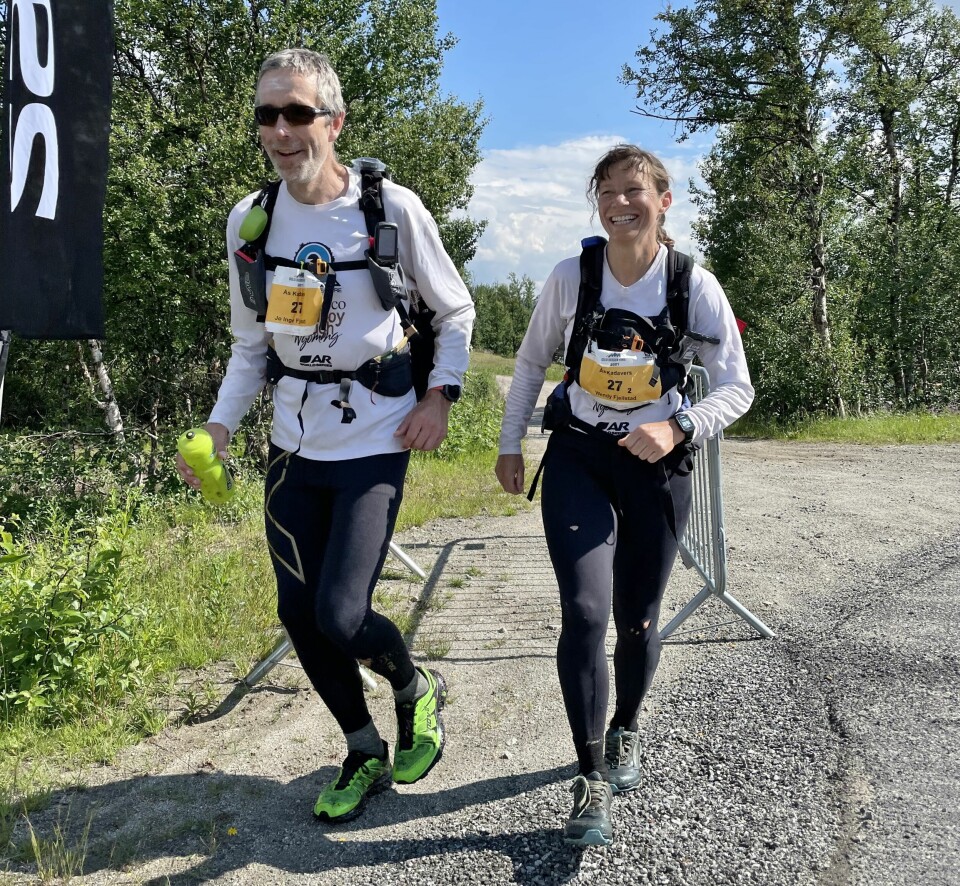 Teten har passert 350 km i Oslo Bergen Trail. Løypa legges om minst fire steder Ås Kadavers.jpg