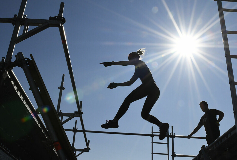 Dragonsback var en av rundt 40 hinder deltakerne måtte gjennom. (Alle foto: Bjørn Johannessen) Dragonsback var en av rundt 40 hinder deltakerne måtte gjennom. (Alle foto: Bjørn Johannessen)