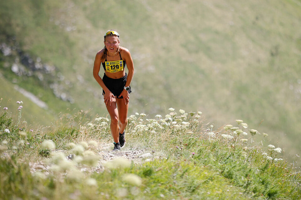 Ida Waldal vant begge distansene i Skyrace-VM. Her er hun på veg mot mål i vertikal-løpet. (Foto: Discover Abruzzo) Ida Waldal vant begge distansene i Skyrace-VM. Her er hun på veg mot mål i vertikal-løpet. (Foto: Discover Abruzzo)
