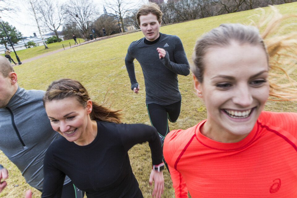 Løplabbere (foto: Erik Thallaug). Løplabbere (foto: Erik Thallaug).