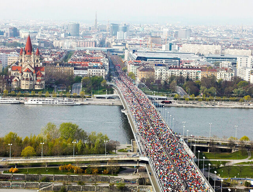 15 norske løp Wien Marathon
