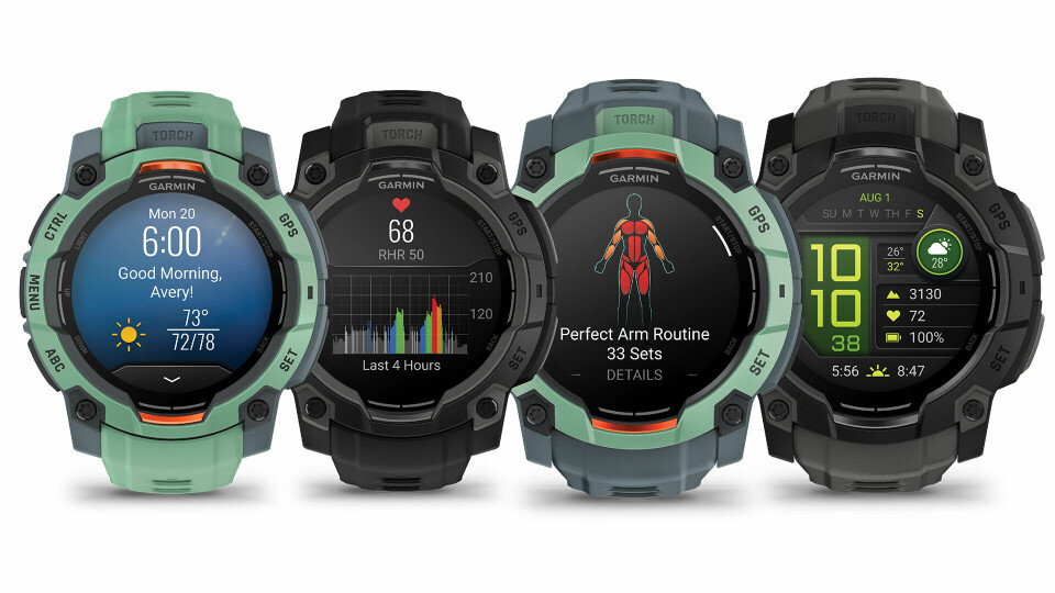 Garmin lanserer Instinct 3-serien som er robuste smartklokker med lang batteritid. (Alle foto: Garmin) Garmin lanserer Instinct 3-serien som er robuste smartklokker med lang batteritid. (Alle foto: Garmin)