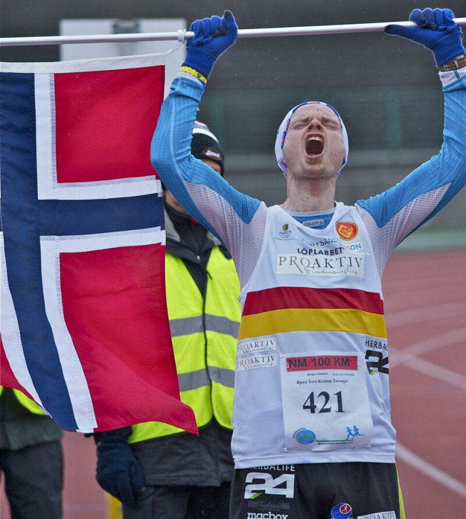 Bjørn Tore Taranger ble norsk mester på 100 km _DSC1867