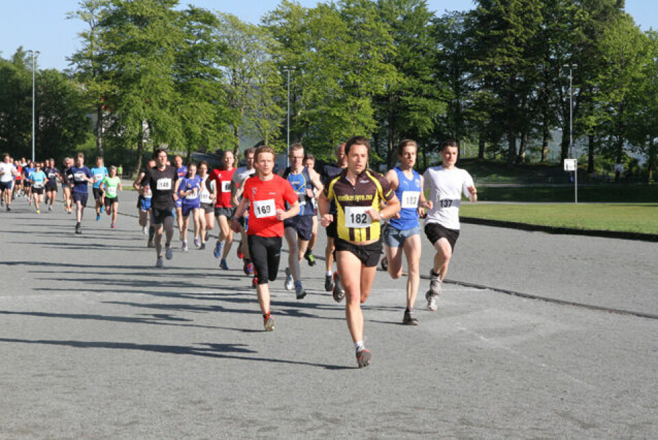 Det 22. Sommerløpet i strålende sol.