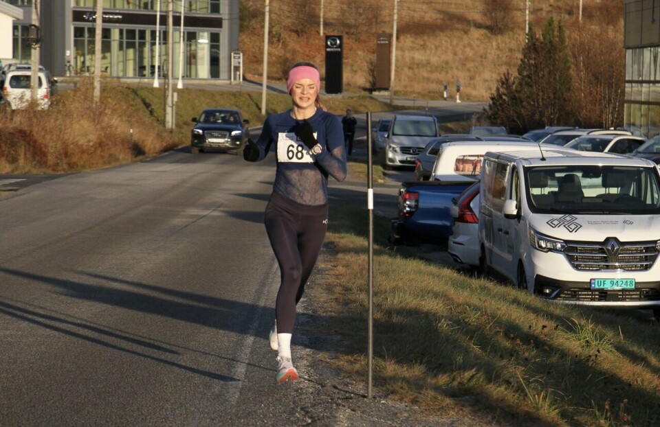 Pangstart for vinterkarusellen i Ålesund 10k_Live_Solheimdal_maal