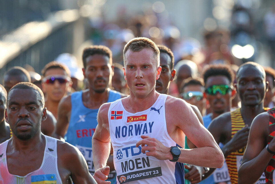 Sondre Nordstad Moen er påmeldt 10 km i Norgesløpet. Her fra hans deltakelse på maraton i årets VM. (Foto: Arne Dag Myking) Sondre Nordstad Moen er påmeldt 10 km i Norgesløpet. Her fra hans deltakelse på maraton i årets VM. (Foto: Arne Dag Myking)