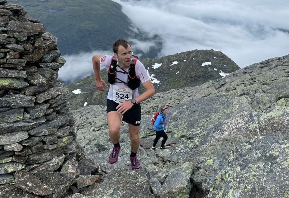 Vinner av herreklassen Stian Angermund, IL Varegg. Foto: Christian Prestegård Vinner av herreklassen Stian Angermund, IL Varegg. Foto: Christian Prestegård