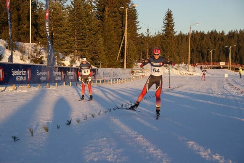 Martine Ek Hagen inn til seier på Gåsbu 3. juledag. (Foto: Stein Arne Negård) Martine Ek Hagen inn til seier på Gåsbu 3. juledag. (Foto: Stein Arne Negård)