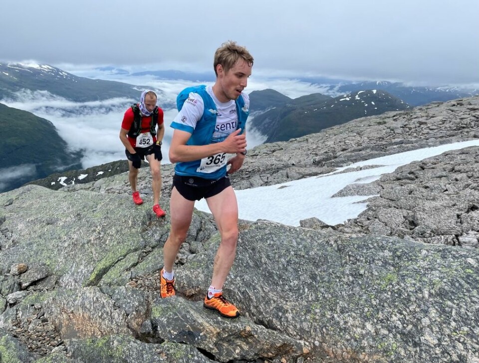 Stian Angermund og Lina Elkotthelander vant det 20. og siste La Sportiva Skåla Opp 5_menn_Jon_Breivold.jpg