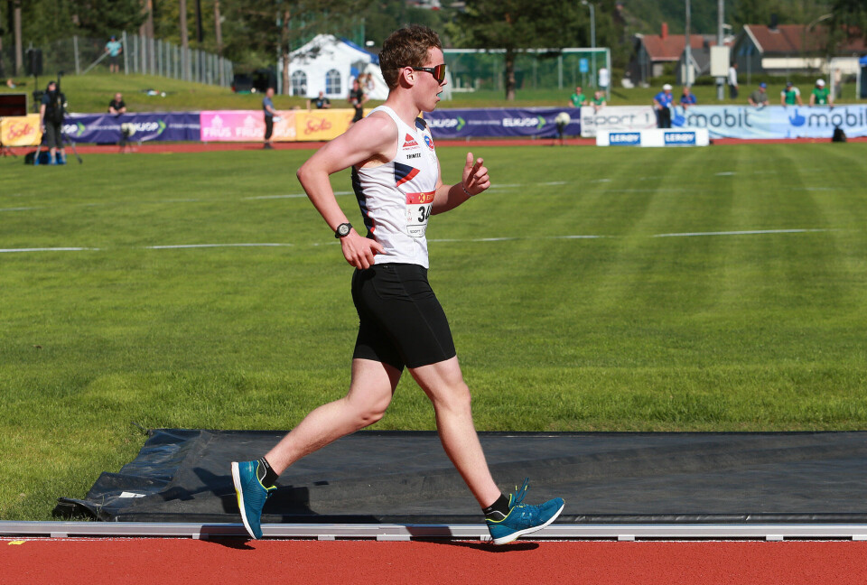 Suveren vinner: Andreas Græsli fra Leinstrand vant kappgang for menn. (Foto: Kjell Vigestad) Suveren vinner: Andreas Græsli fra Leinstrand vant kappgang for menn. (Foto: Kjell Vigestad)