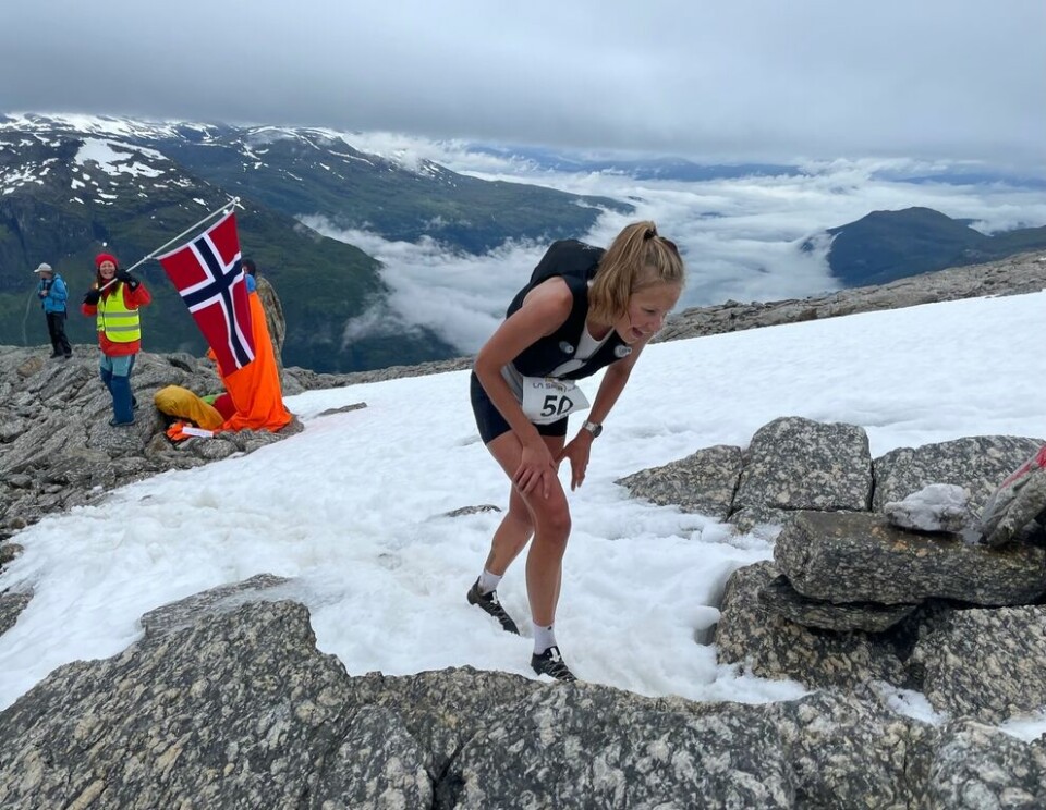 Stian Angermund og Lina Elkotthelander vant det 20. og siste La Sportiva Skåla Opp 2_kvinne_Johanna_Aastroem.jpg
