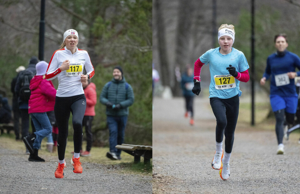 Hannah Martine Bergh og Per August Halle Haugen avslutta året med hver sin seier på 10 kilometeren i Nyttårsløpet i Tønsberg. (Foto: arrangøren) Hannah Martine Bergh og Per August Halle Haugen avslutta året med hver sin seier på 10 kilometeren i Nyttårsløpet i Tønsberg. (Foto: arrangøren)