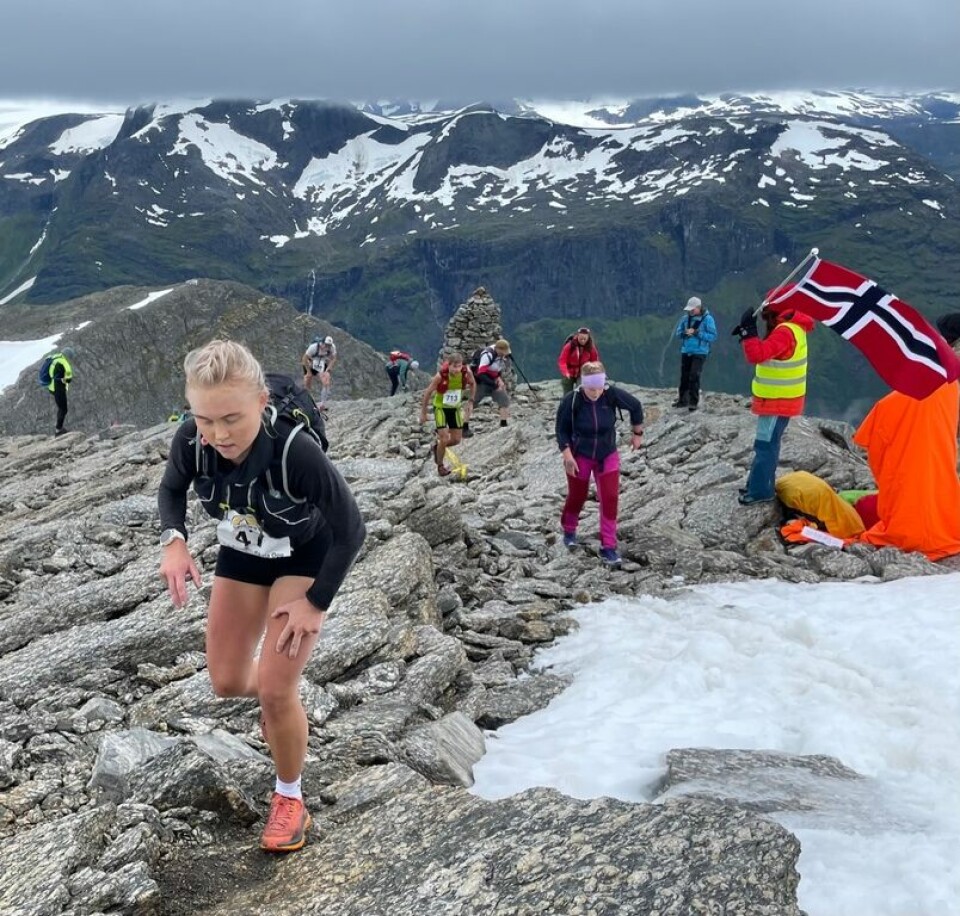 Stian Angermund og Lina Elkotthelander vant det 20. og siste La Sportiva Skåla Opp 5_kvinne_Nora_Markhus.jpg