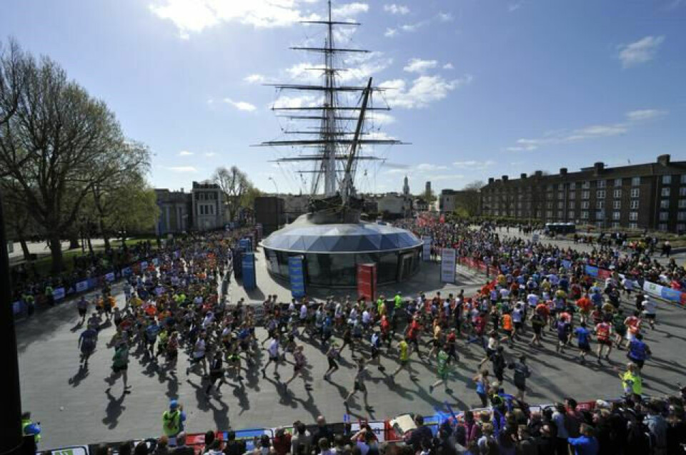 Kiplagat og Kipsang vant i London London_Marathon_Cutty_Sark.jpg