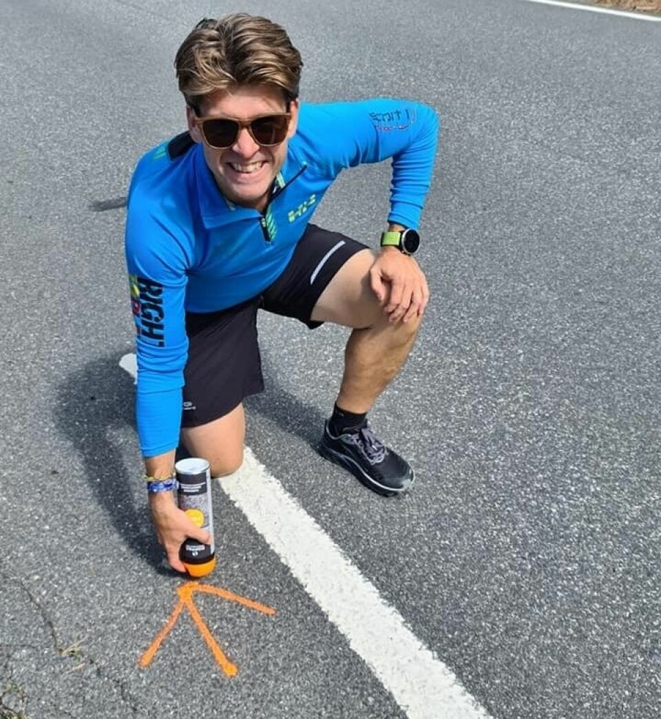 Oslofjorden Rundt er tilbake med 100 deltagere 1. august Kristian_Jahre_merking.jpg