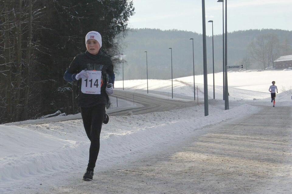 Første løp i Telemark Vinterkarusell ble arrangert i helga Anders Espedalen som ble nr. 4 totalt med tiden 1941.jpg
