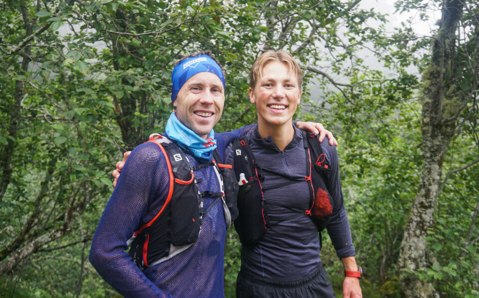 Stian Angermund og Lina Elkotthelander vant det 20. og siste La Sportiva Skåla Opp 14_Redturen_Stian og en bergenser til.jpg