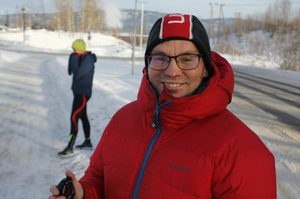 Første løp i Telemark Vinterkarusell ble arrangert i helga Primusmotor Rune Romnes med klokkene.jpg