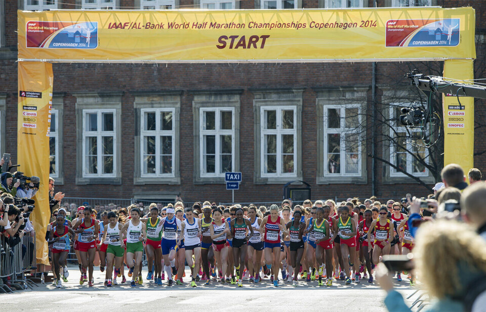 Da VM halvmaraton gikk i København i 2014, var Karoline Bjerkeli Grøvdal en av de som stod i første rekke i elitefeltet. (Foto: Sparta) Da VM halvmaraton gikk i København i 2014, var Karoline Bjerkeli Grøvdal en av de som stod i første rekke i elitefeltet. (Foto: Sparta)