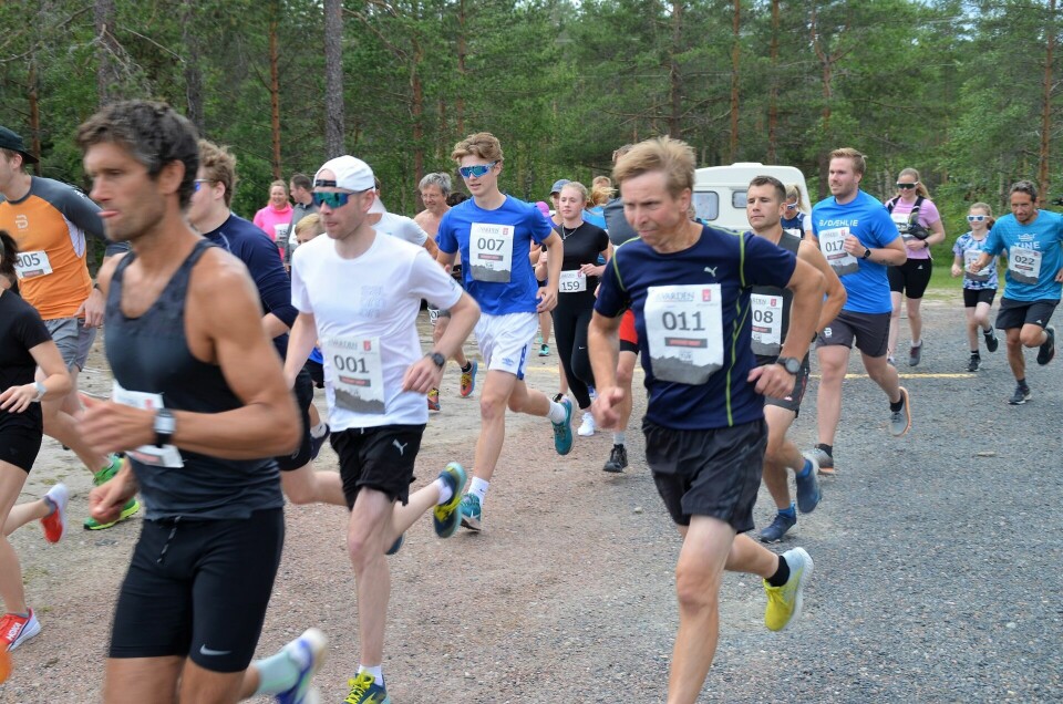 Klar for start i Risberget Rundt for 42.gang. Slik så det ut ved fjorårets start. (Foto: Risberget Turforening) Klar for start i Risberget Rundt for 42.gang. Slik så det ut ved fjorårets start. (Foto: Risberget Turforening)