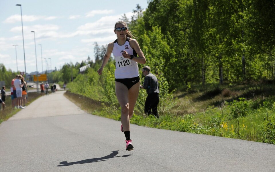 Triatlontrio på topp på 5 km i Perseløpet Sigrid Jervell Våg fra Tjalve vinner kvinneklas....jpg