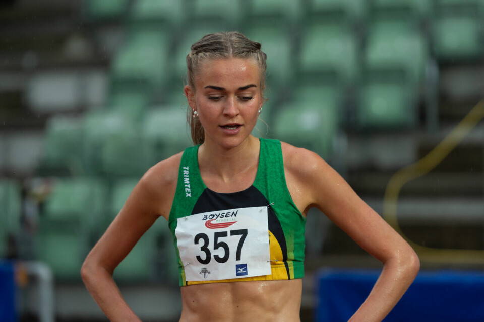 2.06,14 på Amalie Sæten på Bislett i kveld. (Foto: Samuel Hafsahl) 2.06,14 på Amalie Sæten på Bislett i kveld. (Foto: Samuel Hafsahl)
