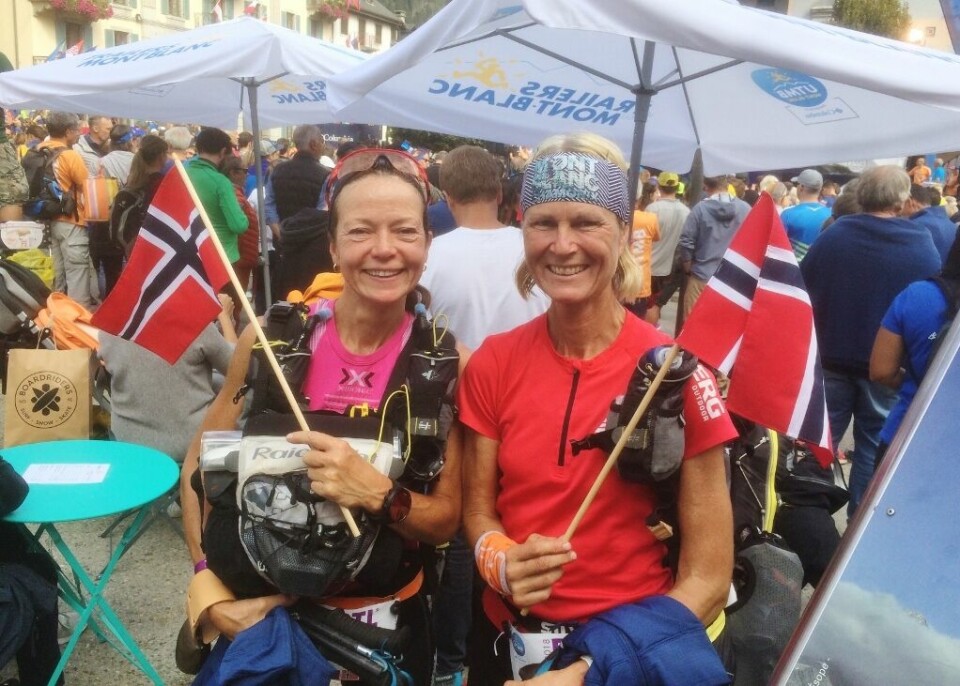 Mona og Monica, de eventyrlystne tantene, etter fullført PTL. (Foto: Einar Iversen) Mona og Monica, de eventyrlystne tantene, etter fullført PTL. (Foto: Einar Iversen)