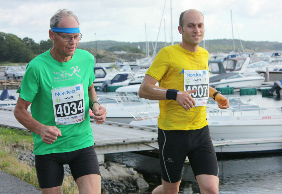 Fra regn til sol i Grimstad Maraton IMG_0786HellerdalChouxHolvika.jpg