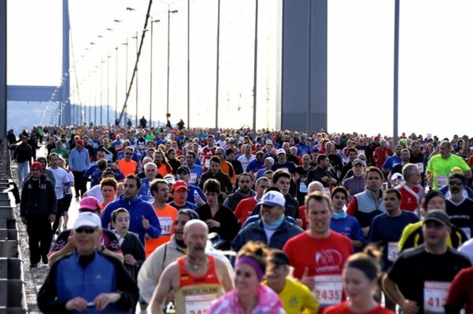 Med start på den asiatiske siden av Bosporos og mål på den europeiske er Istanbul Marathon et ekte interkontinentalt maratonløp (Foto: Arrangøren). Med start på den asiatiske siden av Bosporos og mål på den europeiske er Istanbul Marathon et ekte interkontinentalt maratonløp (Foto: Arrangøren).