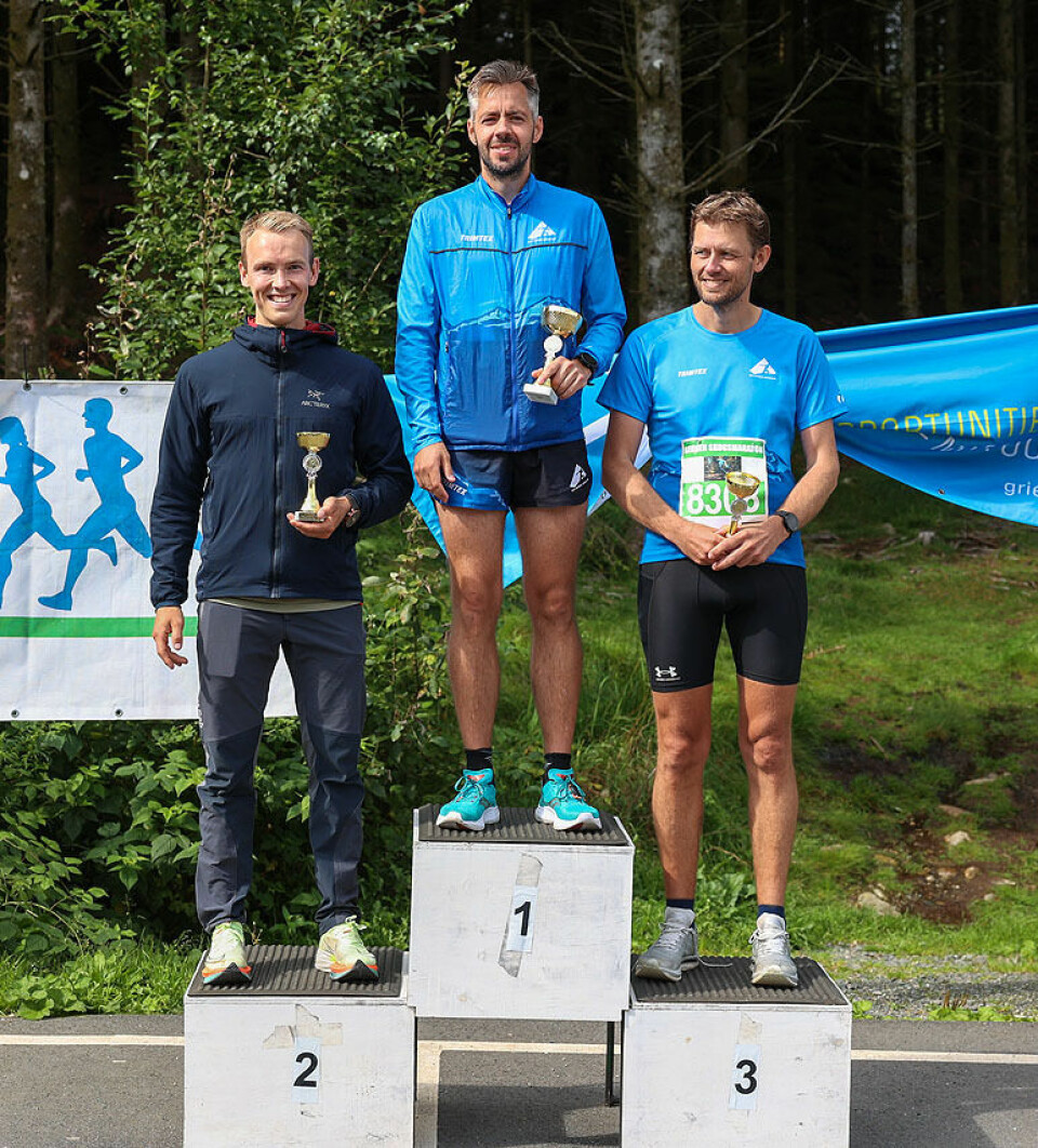 Margunn Bye Tøsdal og Frode Oldervoll vant i Bergen Skogsmaraton 1U9A6267.jpg
