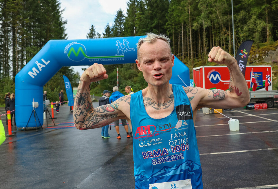 Margunn Bye Tøsdal og Frode Oldervoll vant i Bergen Skogsmaraton 1U9A5780.jpg