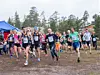 Fra starten på 10 km i 50-årsjubileet i fjor med totalt 180 deltakere. (Foto: Jan Ole Johnsgård)