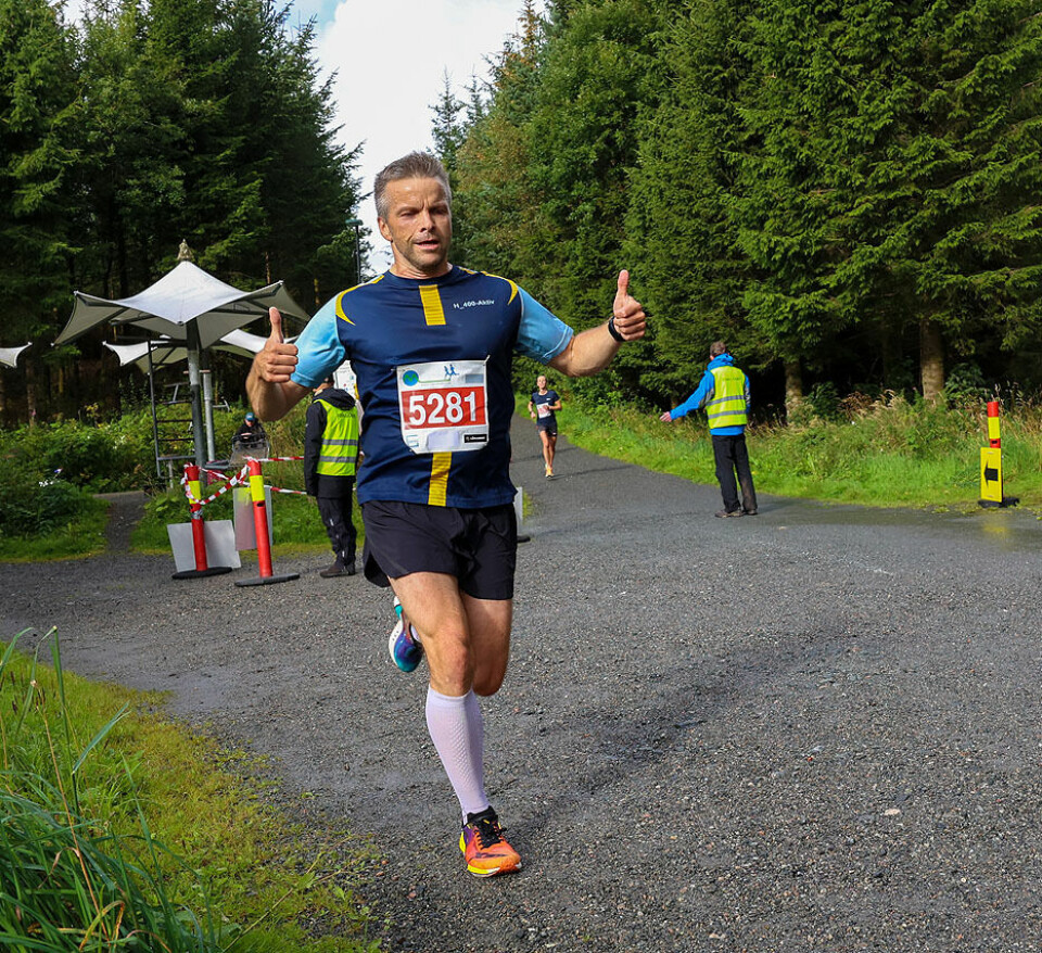 Margunn Bye Tøsdal og Frode Oldervoll vant i Bergen Skogsmaraton 1U9A5772.jpg