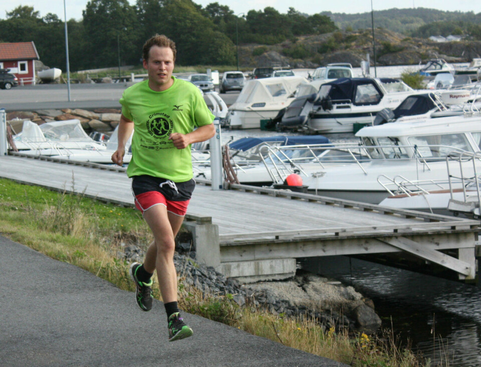 Fra regn til sol i Grimstad Maraton IMG_0768NilssonHolvika.jpg