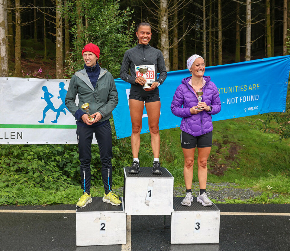 Margunn Bye Tøsdal og Frode Oldervoll vant i Bergen Skogsmaraton 1U9A5854.jpg
