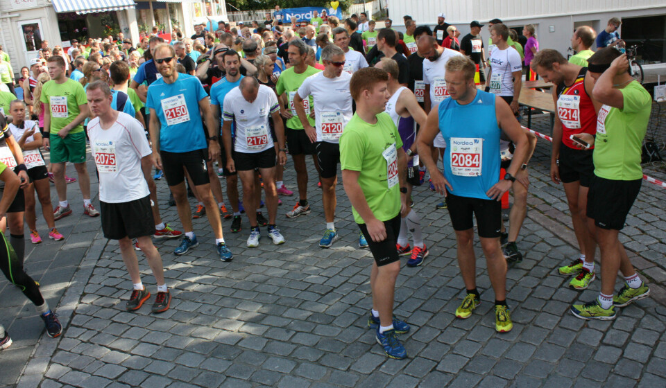 Fra regn til sol i Grimstad Maraton IMG_0811HalvMstartfelt.jpg