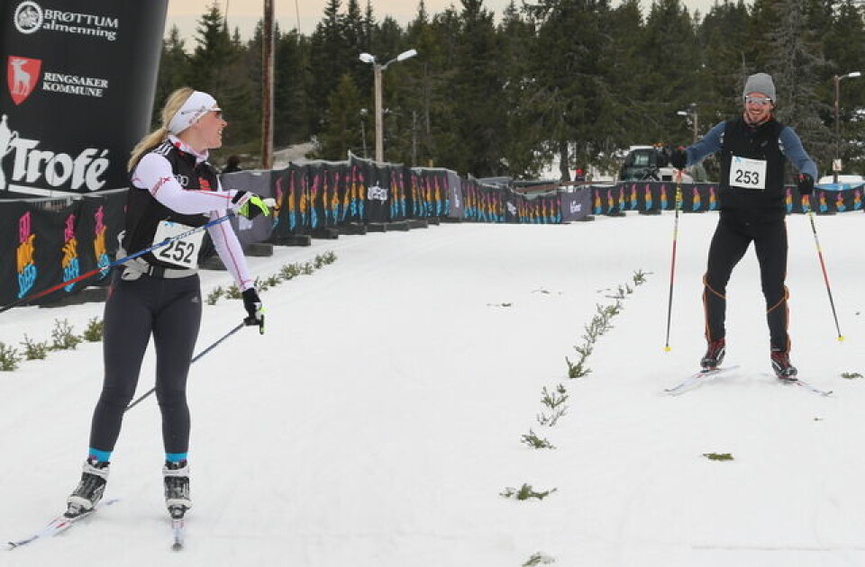 Martin Johnsrud Sundby og Ragnhild Haga vant Sjusjøen Fri Kondis/Rolf Bakken